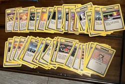 Pokemon Card Bulk Lot of Commons/Uncommons and Blaine Holo 17/132 Trading Cards - Image 3