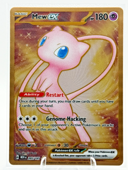 Pokemon TCG: Mew ex 205/165 Hyper Rare (Metal Card) -151 - Image 1