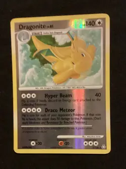 2008 Pokemon, Legends Awakened, #2/146 Dragonite Lv. 61, Reverse Holo Rare - Image 1