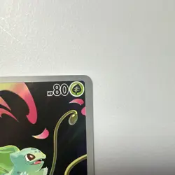 Pokemon TCG Bulbasaur Illustration Rare Full Art Holo 133/132 Me01 2025 80 HP - Image 3