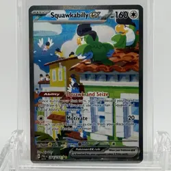 Pokemon TCG Paldea Evolved Squawkabilly ex #264/193 SIR LP- - Image 1