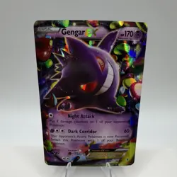 The Pokemon Company Gengar EX 34/119 XY Phantom Forces Ultra Rare Holo MP - Image 1