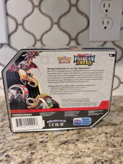 Pokemon TCG Sealed Charizard Paldean Fates Tin - Image 3