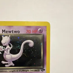 Pokemon TCG Gym Challenge Rocket’s Mewtwo 14/132 Holo 70 HP - Image 3