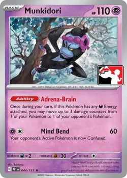 1x Munkidori (#095/167) NM Eng Pokemon - Prize Pack Series - Image 1