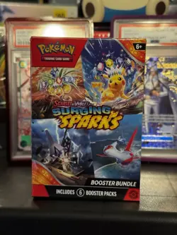 Pokemon TCG: Surging Sparks Booster Bundle (6 Packs) Factory Sealed - Image 1