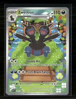 Pokemon 2025 Scarlet & Violet White Flare Zweilous #147/86 - Image 1