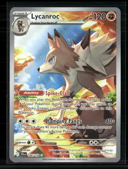 Pokemon 2025 Scarlet & Violet Journey Together Lycanroc #166/159 - Image 1