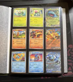 Pokemon Scarlet & Violet 151 Complete English 1-165 Set + Binder + Energies NM - Image 1