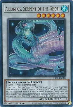DABL-EN088 Arionpos, Serpent of the Ghoti Ultra Rare 1st Edition NM YuGiOh TCG - Image 1