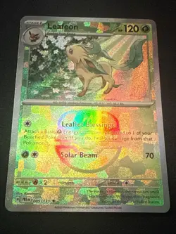 Pokemon Leafeon 120HP Rare Masterball Pattern Sv: Prismatic Evolutions 005/131 - Image 1