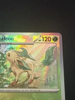 Pokemon Leafeon 120HP Rare Masterball Pattern Sv: Prismatic Evolutions 005/131 - Image 4