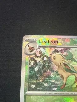Pokemon Leafeon 120HP Rare Masterball Pattern Sv: Prismatic Evolutions 005/131 - Image 5