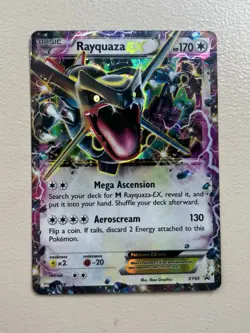 Rayquaza EX XY69 Pokemon XY Black Star Promo Holo Ultra Rare LP+ - Image 1