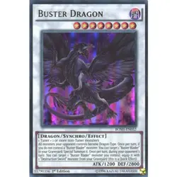 BOSH-EN052 Buster Dragon 1st Edition Ultra Rare Near Mint YuGiOh TCG - Image 1