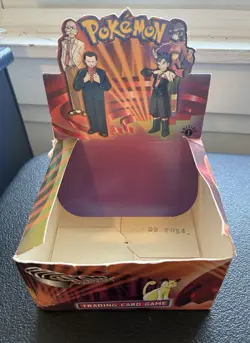 Pokemon - GYM CHALLENGE - Booster Box *1st Edition - EMPTY - NO CARDS - Image 2