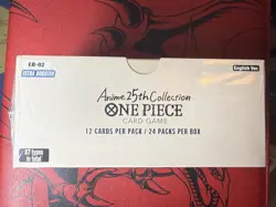 One Piece Card Game Extra Booster Anime 25th Collection EB02 English Ver - NEW - Image 2
