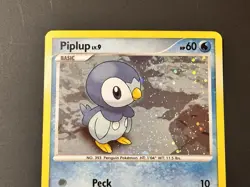 Piplup 93/130 Cosmos Holo Diamond & Pearl Pokemon Card LP - Image 2
