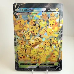 JUMBO Pikachu V Union Card SWSH141 Promo Pokemon Celebrations 25th *SEE DESC* - Image 1