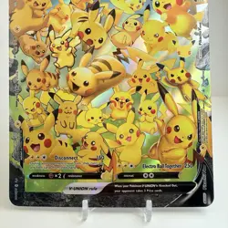 JUMBO Pikachu V Union Card SWSH141 Promo Pokemon Celebrations 25th *SEE DESC* - Image 3