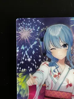Hoshimachi Suisei Hololive Wafer Card Japanese Collection Bandai VTuber JAPAN B - Image 3