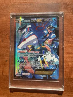 Team Aqua's Kyogre EX - 6/34 Full Art Ultra Rare - Double Crisis Pokemon Card - Image 1