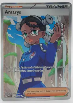 Pokemon Card Amarys 132/131 Ultra Rare Prismatic Evolutions - Image 1