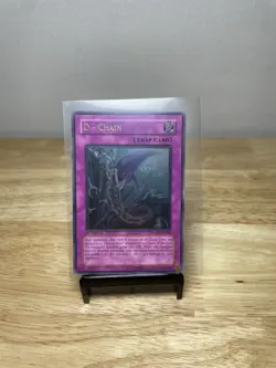 Yugioh “D - Chain” POTD-EN050 Ultra Rare 1st Edition Yugioh Card TCG LP - Image 1