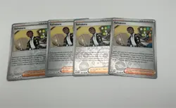 Salvatore Reverse Holo 160/162 4x x4 Pokemon Card 2024 Temporal Forces Playset - Image 1