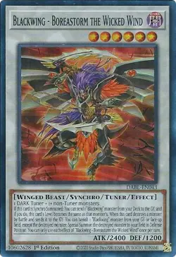 DABL-EN043 Blackwing - Boreastorm The Wicked Wind Super Rare 1st Ed NM YuGiOh - Image 1