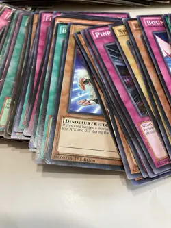 Old School Yugioh Lot 1996 Over 150 Cards - Image 3
