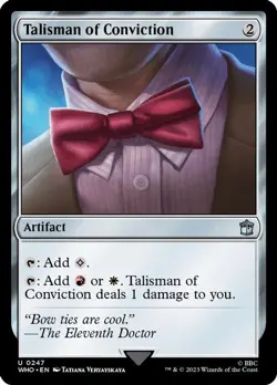 MTG Universes Beyond: Doctor Who - Talisman of Conviction - Image 1