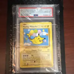 PSA 10 Pokemon Flying Pikachu Evolutions Secret Rare 110/108 Regular HP40 - Image 2