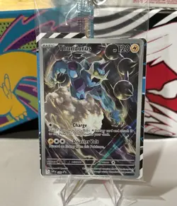 Pokemon TCG Thundurus SV: Scarlet & Violet SEALED Promo Holo 209 - Image 1