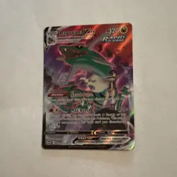 Pokemon Rayquaza VMAX TG20/TG30 Silver Tempest Ultra Rare Full Art Holo English - Image 1