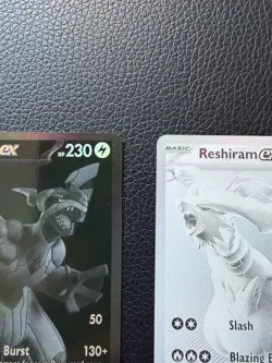 2x Pokemon Zekrom Ex 172/086 And Reshiram Ex 173/086 Black White Rare NM CLEAN! - Image 3