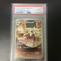 Pokemon: Mega Evolution Garganacl 147/132 Illustration Rare Holo PSA 10 - Image 1