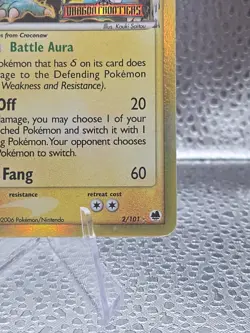 Feraligatr Delta Species 2/101 Dragon Frontiers Reverse Holo Pokemon Stamped - Image 3