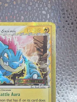 Feraligatr Delta Species 2/101 Dragon Frontiers Reverse Holo Pokemon Stamped - Image 5
