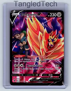 Pokemon Zamazenta V TG22/TG30 SWSH10 Astral Radiance Trainer Gallery English NM - Image 1