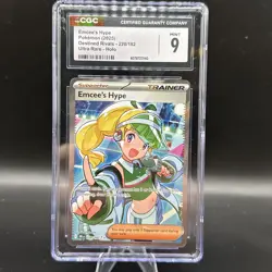 CGC 9 Emcee's Hype 220/182 Sv10: Destined Rivals Pokemon - Image 1