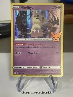 #T5 Pokemon TCG Halloween Trick Or Trade Mimikyu #81/189 Holo Rare - Image 1