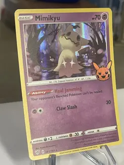 #T5 Pokemon TCG Halloween Trick Or Trade Mimikyu #81/189 Holo Rare - Image 3