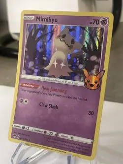 #T5 Pokemon TCG Halloween Trick Or Trade Mimikyu #81/189 Holo Rare - Image 4
