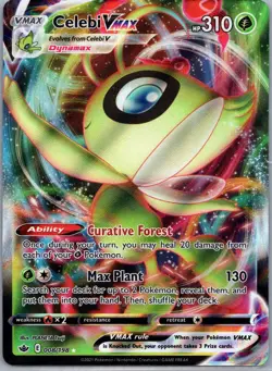 Celebi VMAX - 008/198 - Pokemon TCG Chilling Reign (2021) - NM - HOLO - Image 1