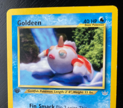 Pokemon Neo-Revelation Non-Holo 1st Edition Goldeen 45/64 Excellent Condition - Image 3