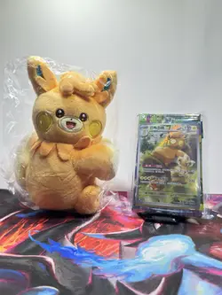 Pokemon Chinese SC Nuzzle Cheeks Plush Display Box Open Pawmot *No Tins* - Image 1
