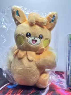 Pokemon Chinese SC Nuzzle Cheeks Plush Display Box Open Pawmot *No Tins* - Image 2