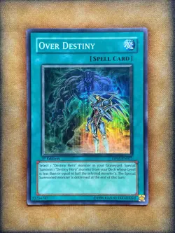 Yugioh Over Destiny DP05-EN021 Super Rare 1st Ed NM - Image 1