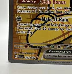 Paradox Rift Pokemon Card, Gholdengo EX 252/182 Ultra Rare - Image 5